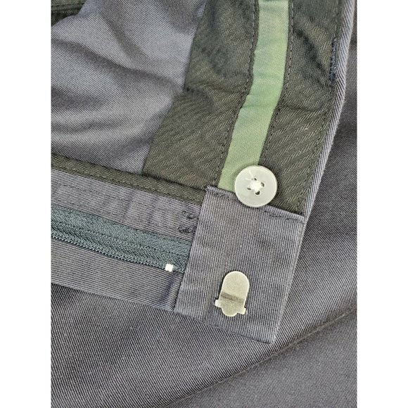 L.L. Bean Outlet Comfort Waist Size 40 Navy Blue Men Stretch Waist Dress Pants - Picture 9 of 12